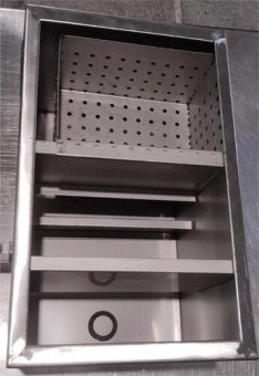Λιποσυλλέκτης Ανοξείδωτος 22Lt 41x26x25Cm Μεταχειρισμένος